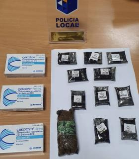 La Policía Local de Candelaria aprehende 380 gramos de hachís a dos personas · foto 2