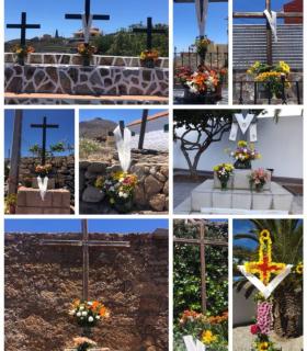 Así amanecieron las Cruces de San Miguel de Abona · foto 1