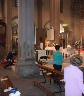 Gáldar celebra la festividad del Corpus Christi marcado por la ausencia de las alfombras · foto 5