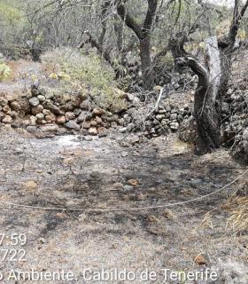 Efectivos de BRIFOR intervienen en dos incendios en zonas rurales · foto 2