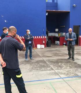 El nuevo oficial jefe de Bomberos de Tenerife, Florencio López, toma posesión de su cargo · foto 1