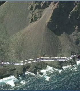 Autorizada la inversión de 5,4 millones de euros para licitar la obra del falso túnel de Pie de Bascos, en El Hierro · foto 3