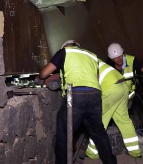 Santa Cruz de Tenerife: Carreteras refuerza el puente del enlace de la autopistaTF-5 con La Orotava · foto 2