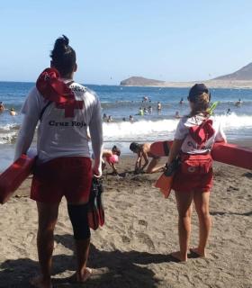 Granadilla de Abona: el servicio de socorrismo y salvamento realizó 214 actuaciones en las playas del municipio este verano · foto 2