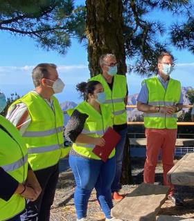 El Cabildo de La Gomera inicia las obras de remodelación de la zona recreativa de Las Nieves · foto 1