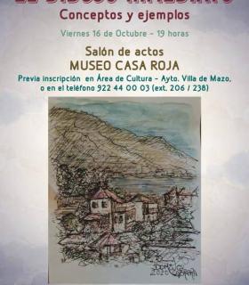El artista Domingo Cabrera ofrece una charla y una visita guiada a su exposición "La impronta inventada" en Mazo · foto 1