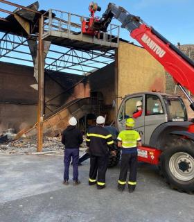 El Cabildo de El Hierro inicia obras en el Complejo Ambiental de El Majano tras el incendio industrial · foto 4