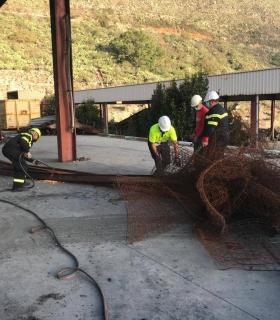 El Cabildo de El Hierro inicia obras en el Complejo Ambiental de El Majano tras el incendio industrial · foto 3
