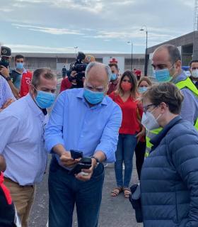 La Gomera: las administraciones acuerdan priorizar la estabilización del talud y proyectar alternativas a la accesibilidad de Argaga · foto 1