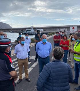 La Gomera: las administraciones acuerdan priorizar la estabilización del talud y proyectar alternativas a la accesibilidad de Argaga · foto 2