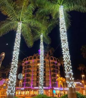 Arona enciende sus luces de Navidad con 1.690 adornos repartidos en 28 barrios del municipio · foto 1
