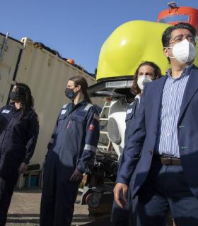 Martín asegura que el Piscis VI situará a Tenerife a la vanguardia de la investigación submarina · foto 1