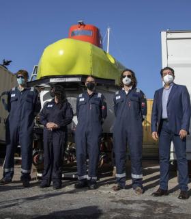 Martín asegura que el Piscis VI situará a Tenerife a la vanguardia de la investigación submarina · foto 2
