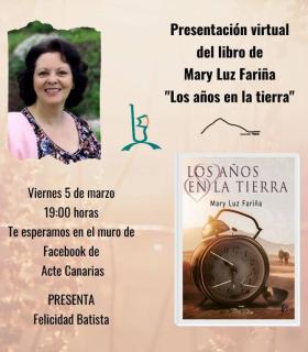 Acte Canarias está preparando para el próximo día 5 de marzo la presentación del nuevo libro de Mary Luz Fariña · foto 1