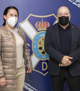 La consejera insular de Deportes visita las obras que se ejecutan en el Heliodoro Rodríguez López · foto 2