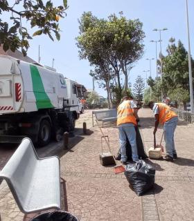 Tacoronte: el municipio complementa la limpieza diaria con un operativo especial de refuerzo que está recorriendo todos los barrios · foto 2