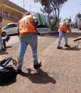 Tacoronte: el municipio complementa la limpieza diaria con un operativo especial de refuerzo que está recorriendo todos los barrios · foto 3