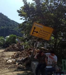Wuppertal en Alemania: a la pandemia se suma la inundación · foto 2