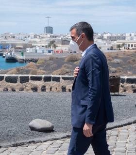 Los presidentes Ángel Víctor Torres y Pedro Sánchez  se reúnen en Lanzarote para analizar distintas cuestiones de la agenda de Canarias con el Estado · foto 4