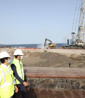 El Cabildo de Tenerife inicia la construcción del nuevo dique de Bajamar · foto 1