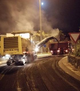 El Cabildo de Tenerife reasfalta la TF-5 entre Buen Paso, en Icod de los Vinos, y Los Realejos · foto 2