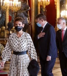 El presidente de Canarias agradece a todo el país las constantes muestras de solidaridad y apoyo a la reconstrucción de La Palma por la destrucción del volcán · foto 3
