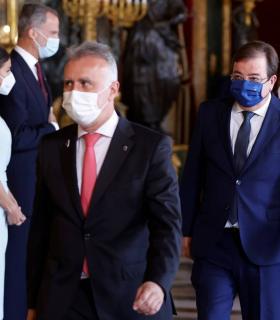 El presidente de Canarias agradece a todo el país las constantes muestras de solidaridad y apoyo a la reconstrucción de La Palma por la destrucción del volcán · foto 1