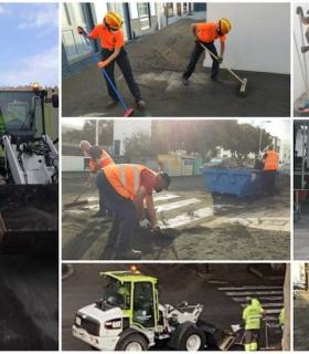 El Ayuntamiento Los Llanos retira más de 200 toneladas de cenizas diarias de las calles del municipio · foto 1