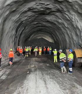 La Consejería de Obras Públicas, Transportes y Vivienda inicia el calado del primero de los túneles de Faneque en las obras de la segunda fase de la Carretera de La Aldea · foto 1