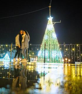 El Rosario encendió su iluminación navideña · foto 1