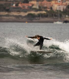 El tercer día de competición en el Spring Surfest Las Américas Pro coronó al canario Luis Díaz como nuevo campeón de la Liga Fesurfing Masculina · foto 3