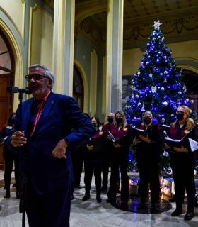 luminado el árbol de Navidad de la ULPGC · foto 8