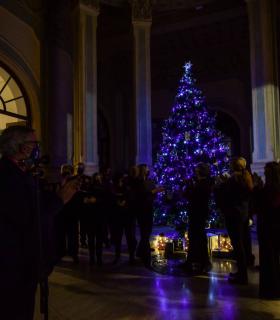 luminado el árbol de Navidad de la ULPGC · foto 6