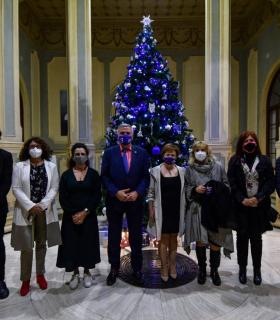 luminado el árbol de Navidad de la ULPGC · foto 1