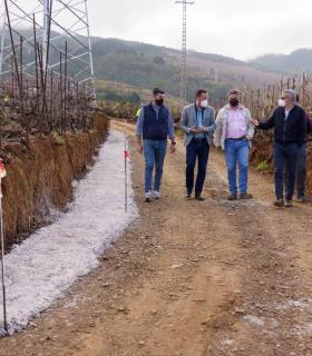 Avanzan las obras del camino rural Los Barranquillos, en La Victoria · foto 1