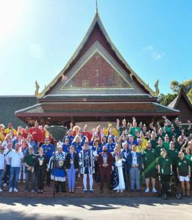 Loro Parque recibe la visita de la delegación del carnaval de Düsseldorf · foto 1