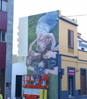 El Cabildo de Tenerife promueve la interculturalidad con la elaboración de dos murales en Güímar · foto 1