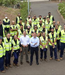 Santa Cruz de Tenerife: cuadrillas permanentes de Empleo Social acondicionan el parque de Santa Catalina · foto 2