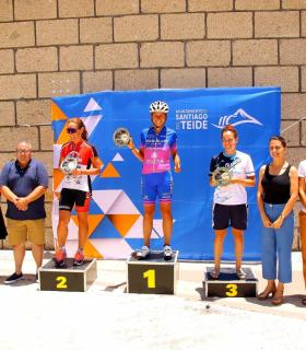 El corredor local Daniel Hernández Évora, ganador de la VIII Marcha Cicloturista de Santiago del Teide · foto 2