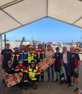 Bomberos de Tenerife, mejor equipo de Canarias en el Encuentro Nacional de Rescate en Accidentes de Tráfico · foto 3