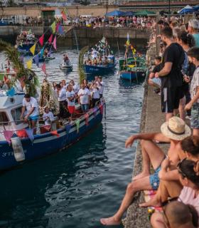 Candelaria: la Virgen del Carmen se vuelve a hacer a la mar dos años después de la última embarcación · foto 4