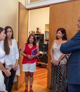 ULPGC: El Rector recibe a Paula e Isabel Laiseca, alumnas de la ULPGC y campeonas del mundo de la clase 29er de regata · foto 8