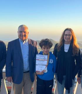 El alcalde y el concejal de Deportes, reciben al sanmiguelero Alejandro Parra, subcampeón de España de Taekwondo · foto 3