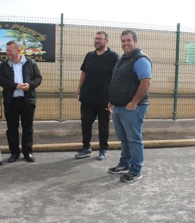 Fotos:  Dos nuevos campos para jugadores de Bola Canaria en el Arena Sport Center · foto 1