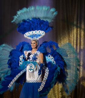 Cándida Rodríguez Padrón, Reina de los Mayores del Carnaval de San Sebastián de La Gomera 2023 · foto 2