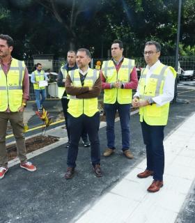 El cruce de la Rambla en 25 de Julio se abrirá al público en la primera semana de marzo · foto 1