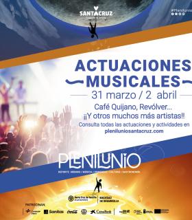 "Plenilunio Santa Cruz" contará con más de medio centenar de actuaciones musicales · foto 1