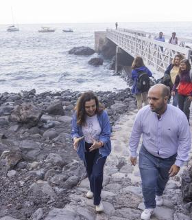 El Cabildo finaliza el embarcadero del barranco de Masca · foto 1