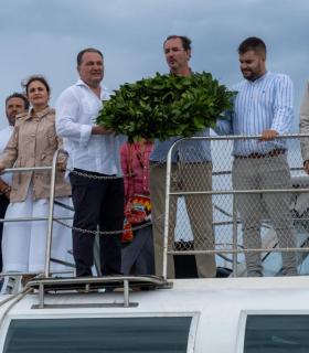 Comienza la aventura para los 90 tripulantes de la XXX Regata Oceánica Huelva-La Gomera · foto 1