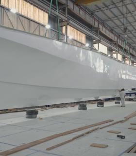 Finaliza el primer hito en la construcción del nuevo miniferri de Fred. Olsen Express · foto 3